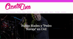 Desktop Screenshot of cientounorevista.com